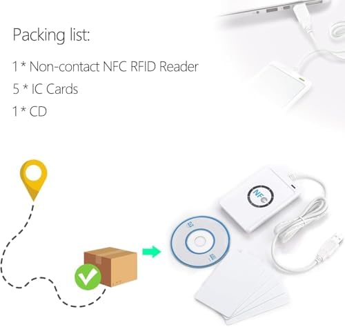 Vue 5 de Dewin Lecteur Nfc Rfid