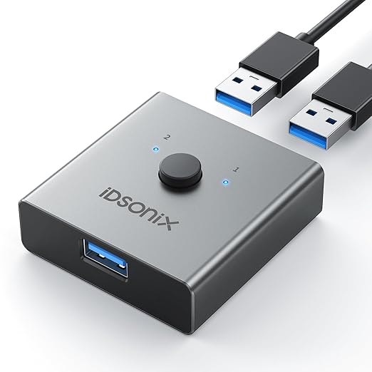 Vue 1 de Idsonix Commutateur Usb Aluminium