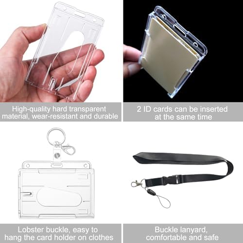 Vue 4 de Iwontalersy Pcs Porte Carte