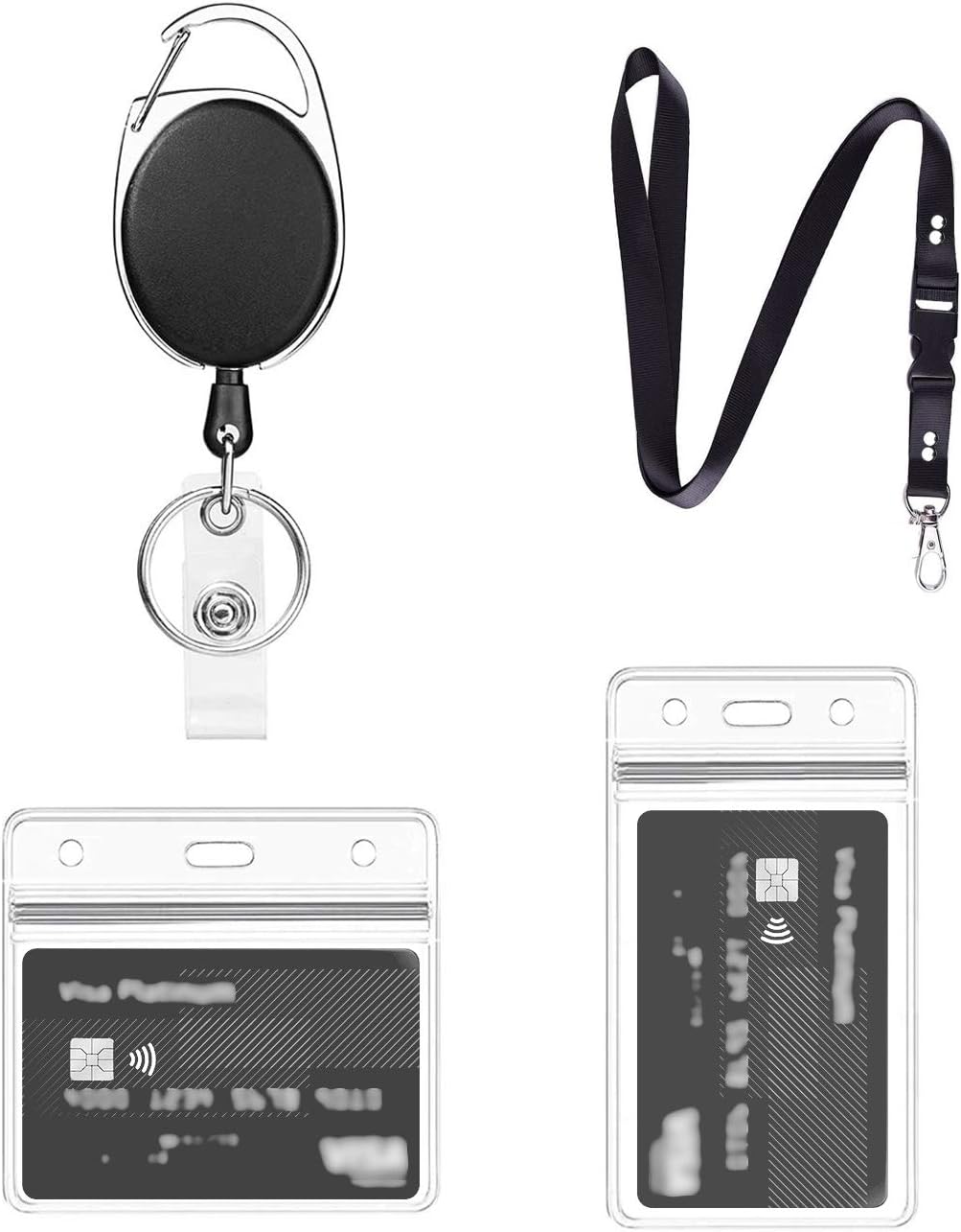 Vue 1 de Porte Badge Avec Porte