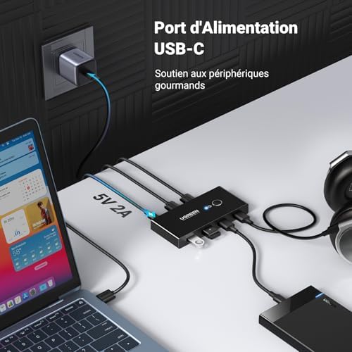 Vue 6 de Ugreen Switch Usb Commutateur