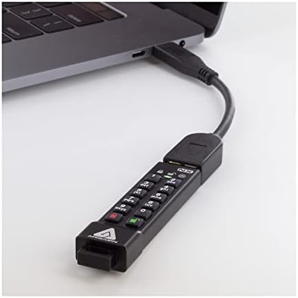 Vue 3 de Apricorn Asknxgb Cle Usb