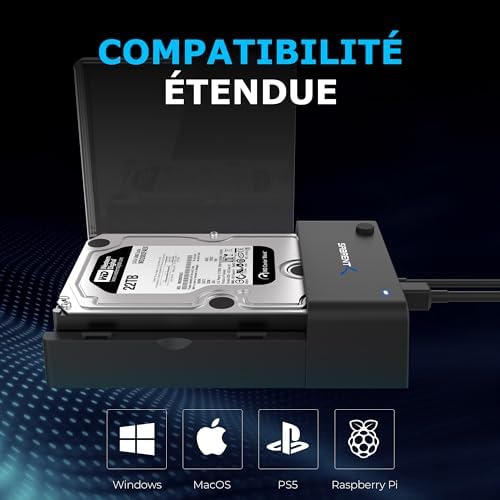 Vue 5 de Sabrent Boitier Disque Dur