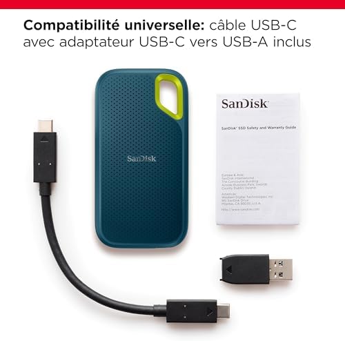 Vue 3 de Sandisk Extreme Disque Ssd