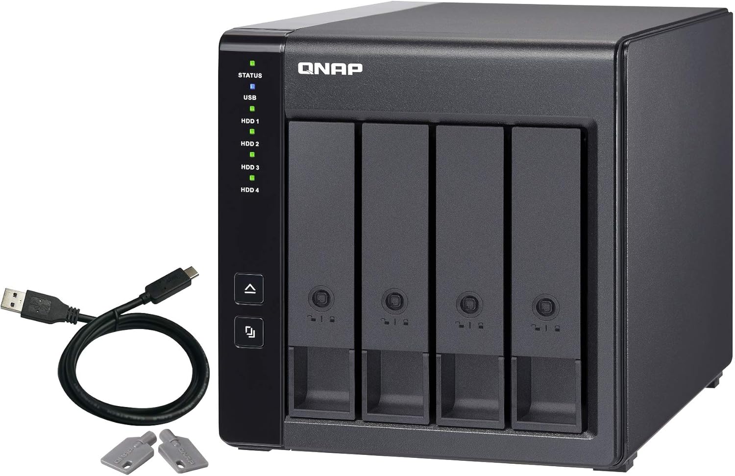 Vue 1 de Qnap Tr Bay Desktop