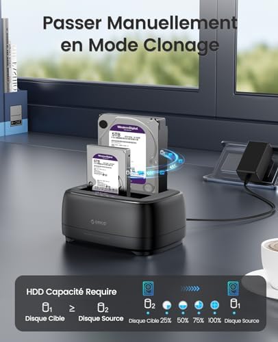 Vue 2 de Orico Usb Station
