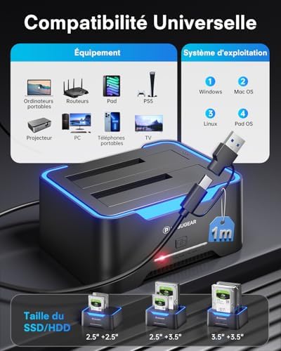 Vue 6 de Posugear Dock Disque Durs