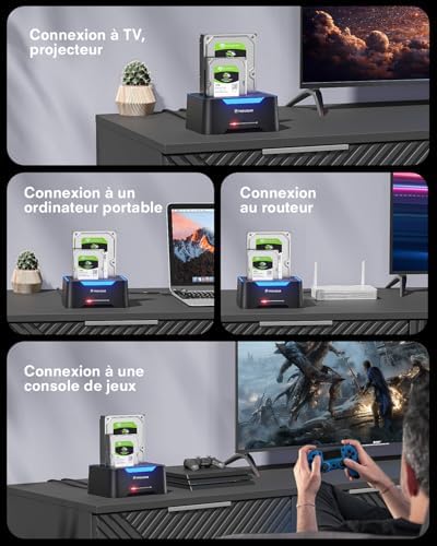 Vue 7 de Posugear Dock Disque Durs