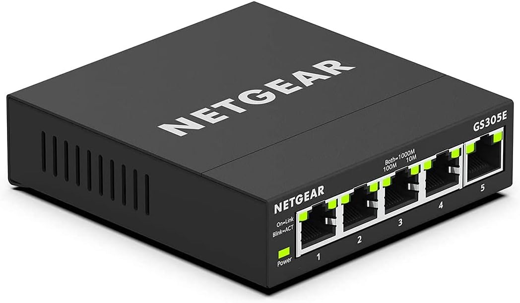 Vue 1 de Netgear Gse Switch Ethernet
