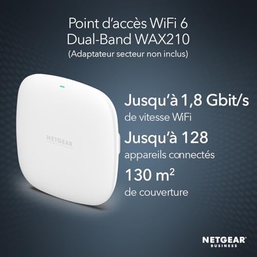 Vue 2 de Netgear Point Dacces Wifi