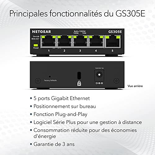 Vue 6 de Netgear Gse Switch Ethernet