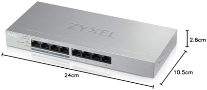 Vue 7 de Zyxel Switch Ports Gigabit
