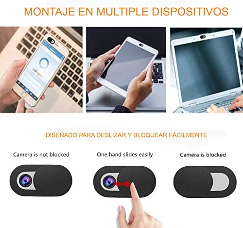 Vue 2 de Pieces Webcam Cover Cache