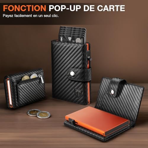 Vue 2 de Portefeuille Homme En Fibre