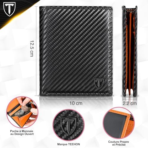 Vue 3 de Portefeuille Vertical Pour Hommes