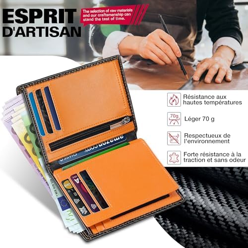 Vue 5 de Portefeuille Vertical Pour Hommes