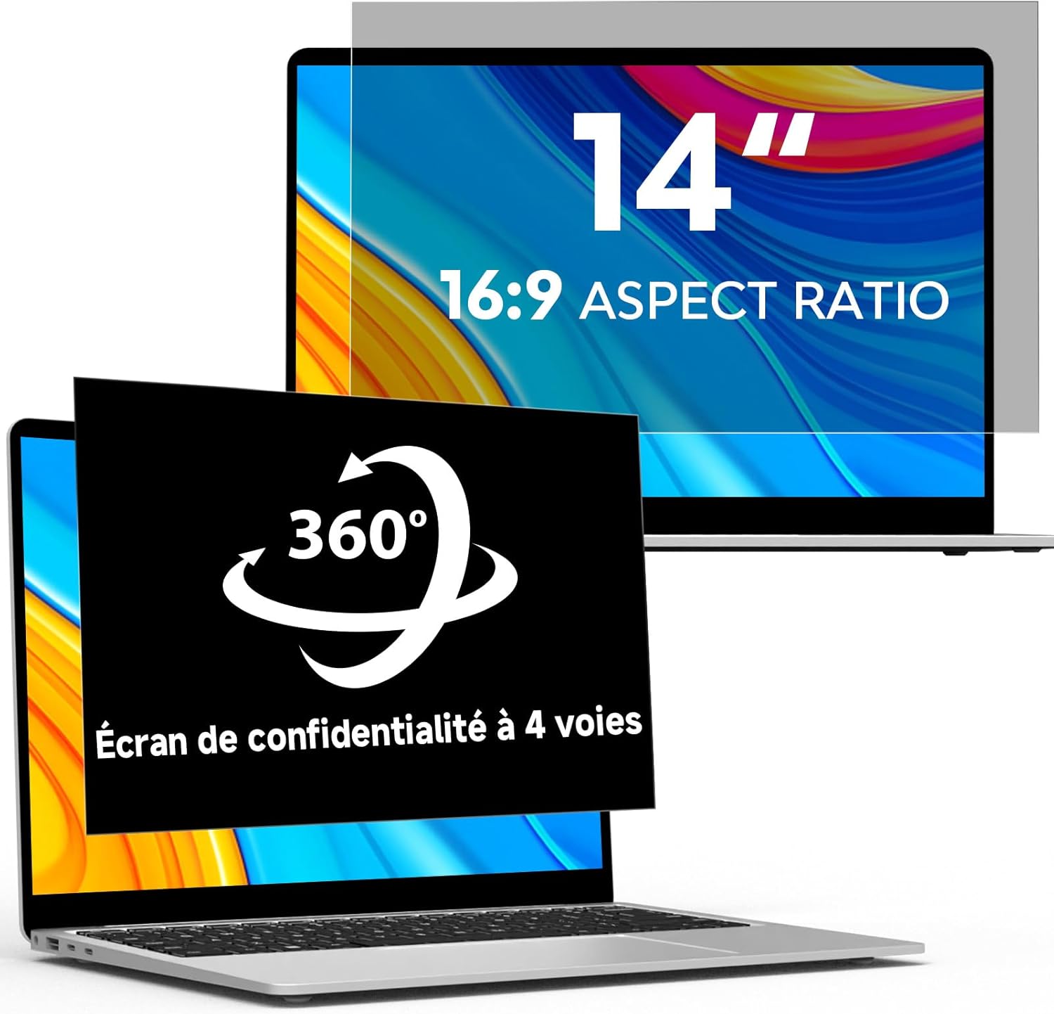 Vue 1 de Filtre De Confidentialite Pouces