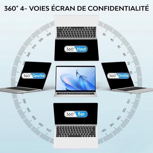 Vue 3 de Filtre De Confidentialite Pouces