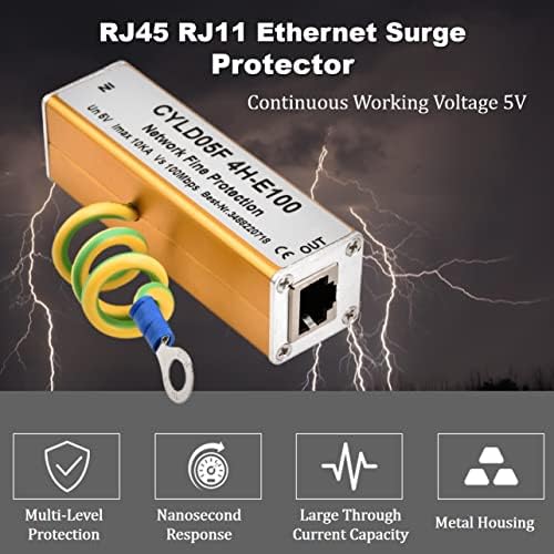 Vue 2 de Protecteur De Surtension Ethernet