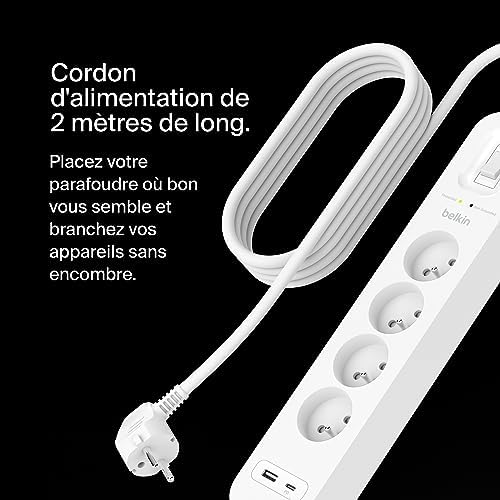 Vue 7 de Belkin Multiprise Parafoudre Avec