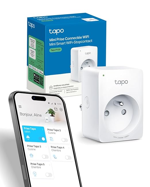 Vue 1 de Tapo Prise Connectee Wifi