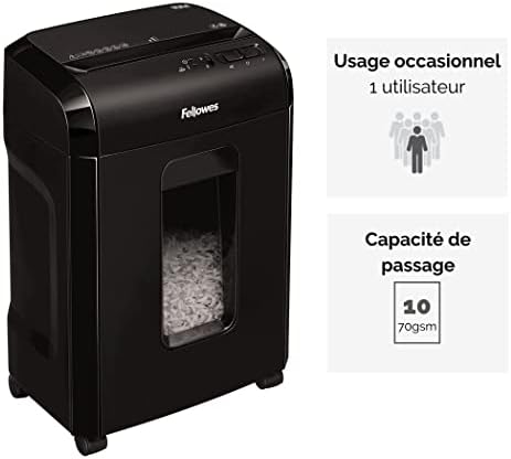 Vue 2 de Fellowes Destructeur Powershred