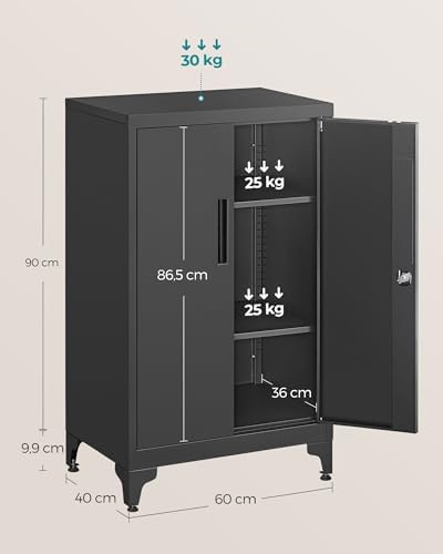 Vue 3 de Songmics Caisson De Bureau