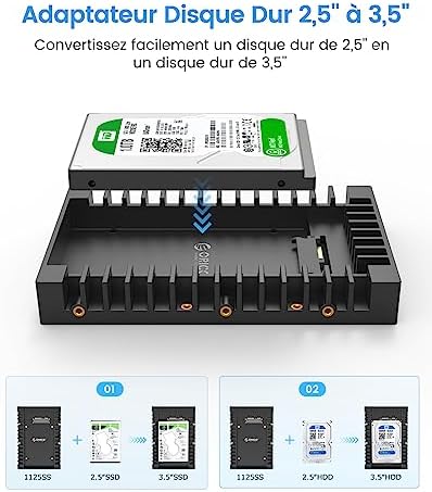 Vue 2 de Orico Cadre De Montage