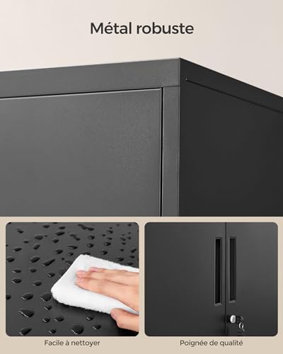 Vue 6 de Songmics Caisson De Bureau