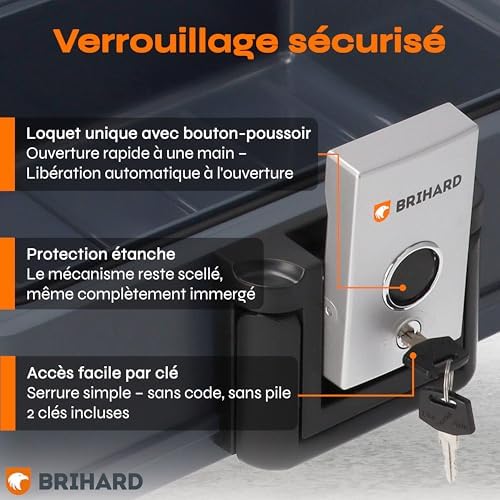 Vue 4 de Brihard Coffre Ignifuge Certifie