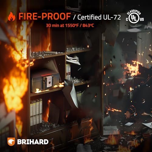 Vue 6 de Brihard Coffre Ignifuge Certifie