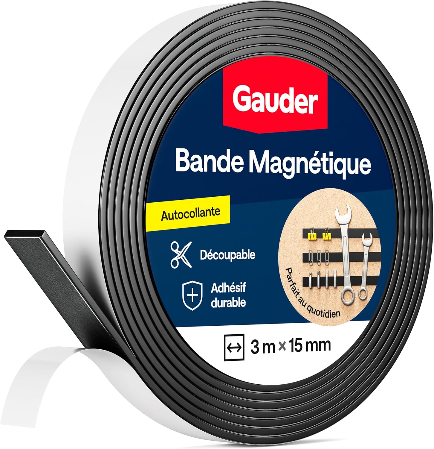 Vue 1 de Gauder Bande Magnetique Adhesif