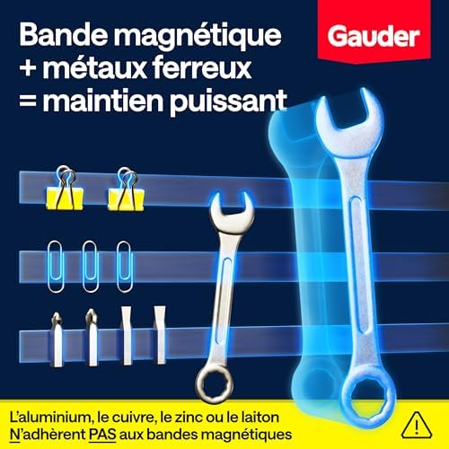 Vue 4 de Gauder Bande Magnetique Adhesif