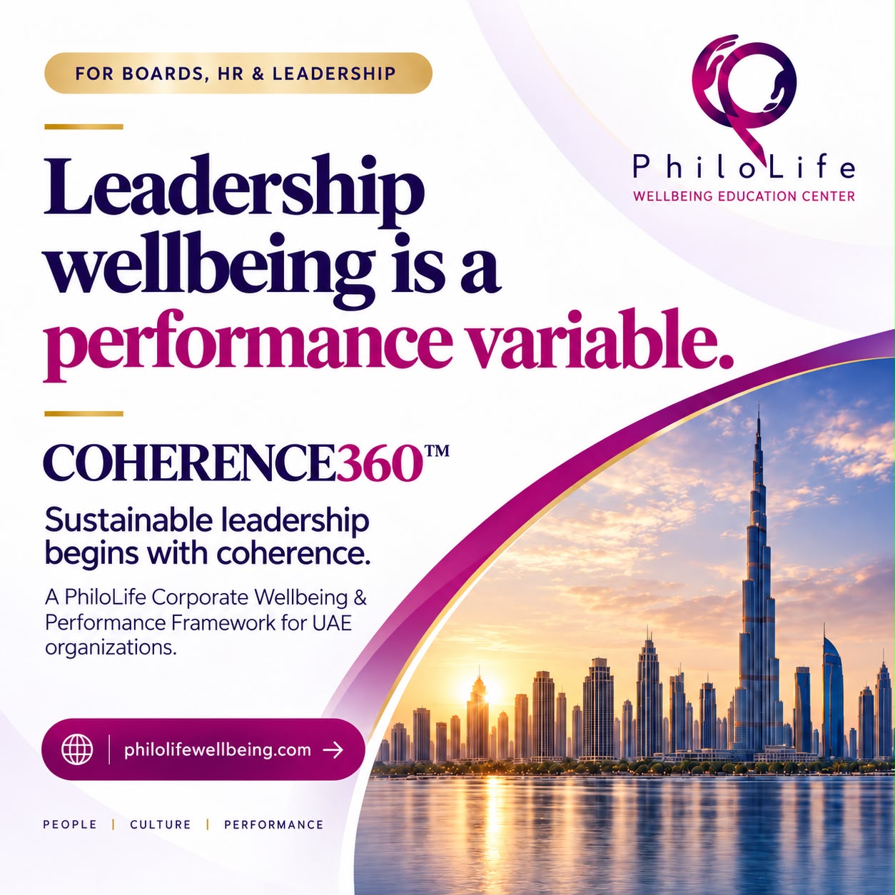 Coherence360™: A Corporate Wellbeing and Performance Program for UAE Organizations