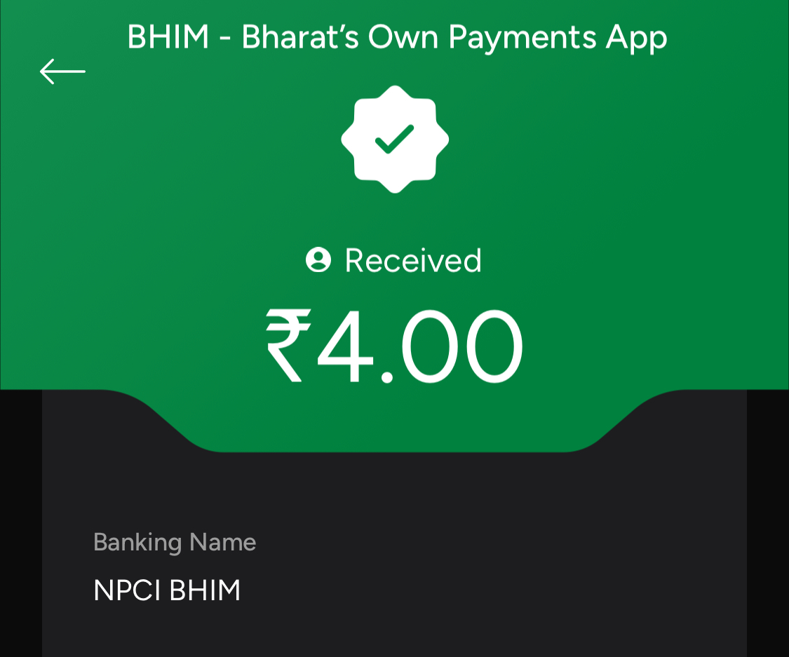 BHIM UPI cashback