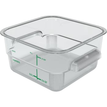 Beholder i plast 2,2 ltr. 18x18x10cm