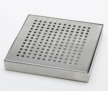 Spillbrett i rustfritt stål 150x150mm