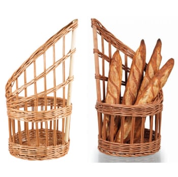 Brødkurv i naturmateriale Ø28cm H85,5cm