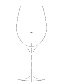 BANQUET rødvinsglass 1 47,5cl Med***