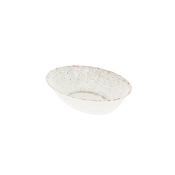 CASABLANCA oval bolle i melamin HVIT