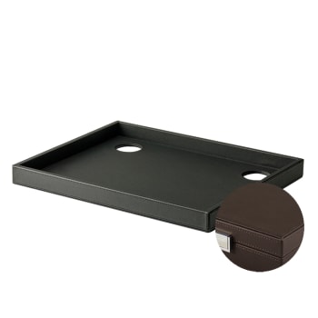 COLUMBUS velkomstbrett Nespresso brun