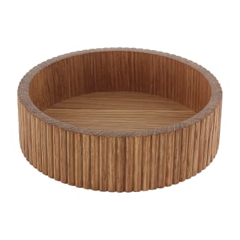 Boks i tre Ø:16cm, eik
