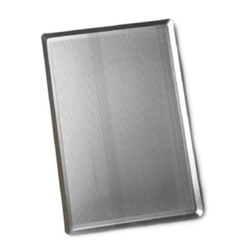 Bakebrett perforert 600x400mm, Aluminium