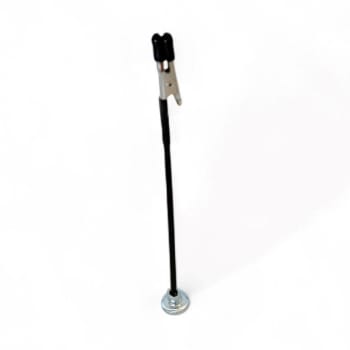 Fleksibel skiltholder m. magnet og klype