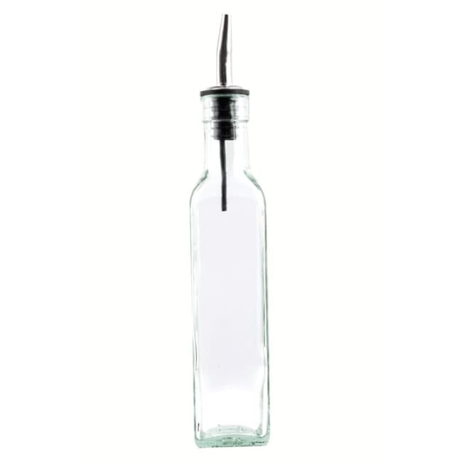 Oljeflaske i glass 25cl 5x5 x 26.5cm