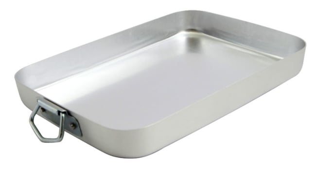 Serveringsbrett aluminium 350x250x47mm