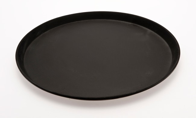 Rundt ryddebrett med anti-skli Ø:400mm CAMBRO, Sort