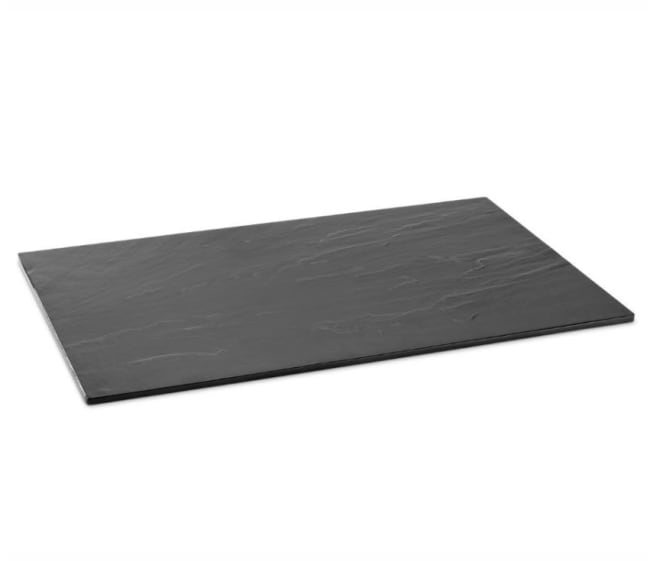 Skiferfat i melamin GN1/1 530x325mm, Sort