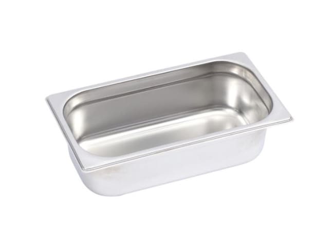 PLUSS GN1/3-100 gastrobakk rustfri