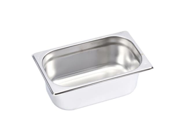 PLUSS GN1/4-100 gastrobakk rustfri